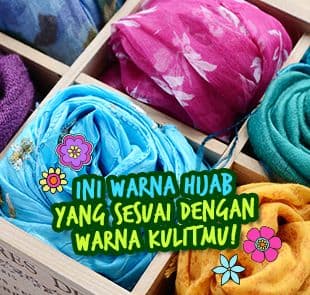 Ini Warna Hijab yang Sesuai dengan Warna Kulitmu!