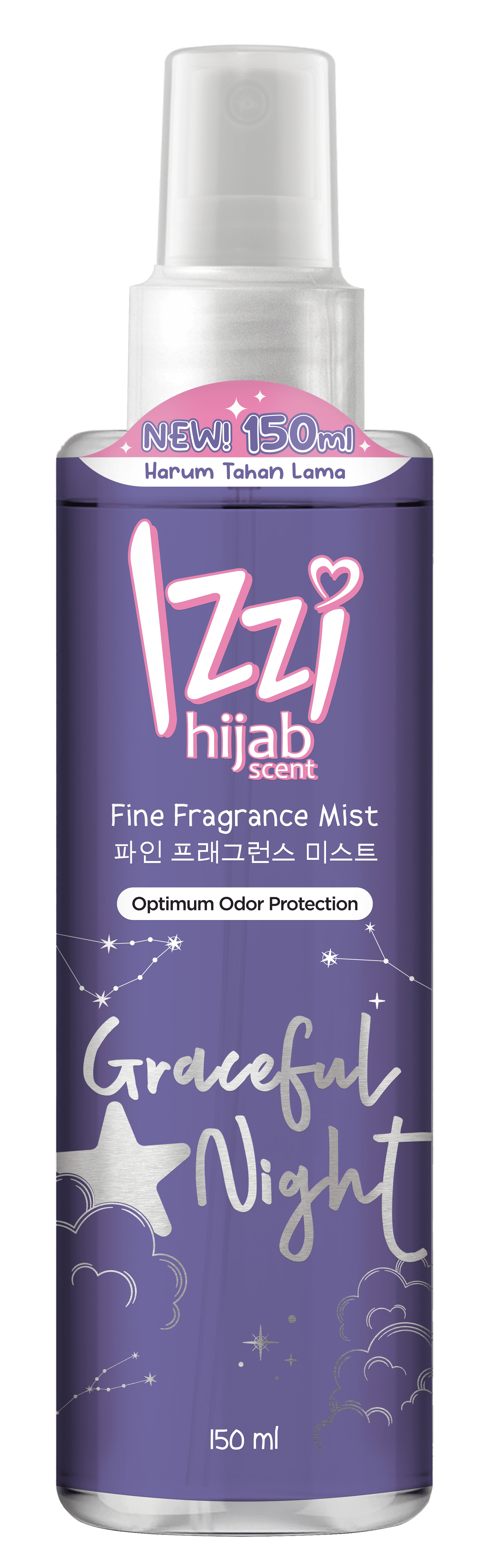 Fine Fragrance Mist Hijab Scent Graceful Night